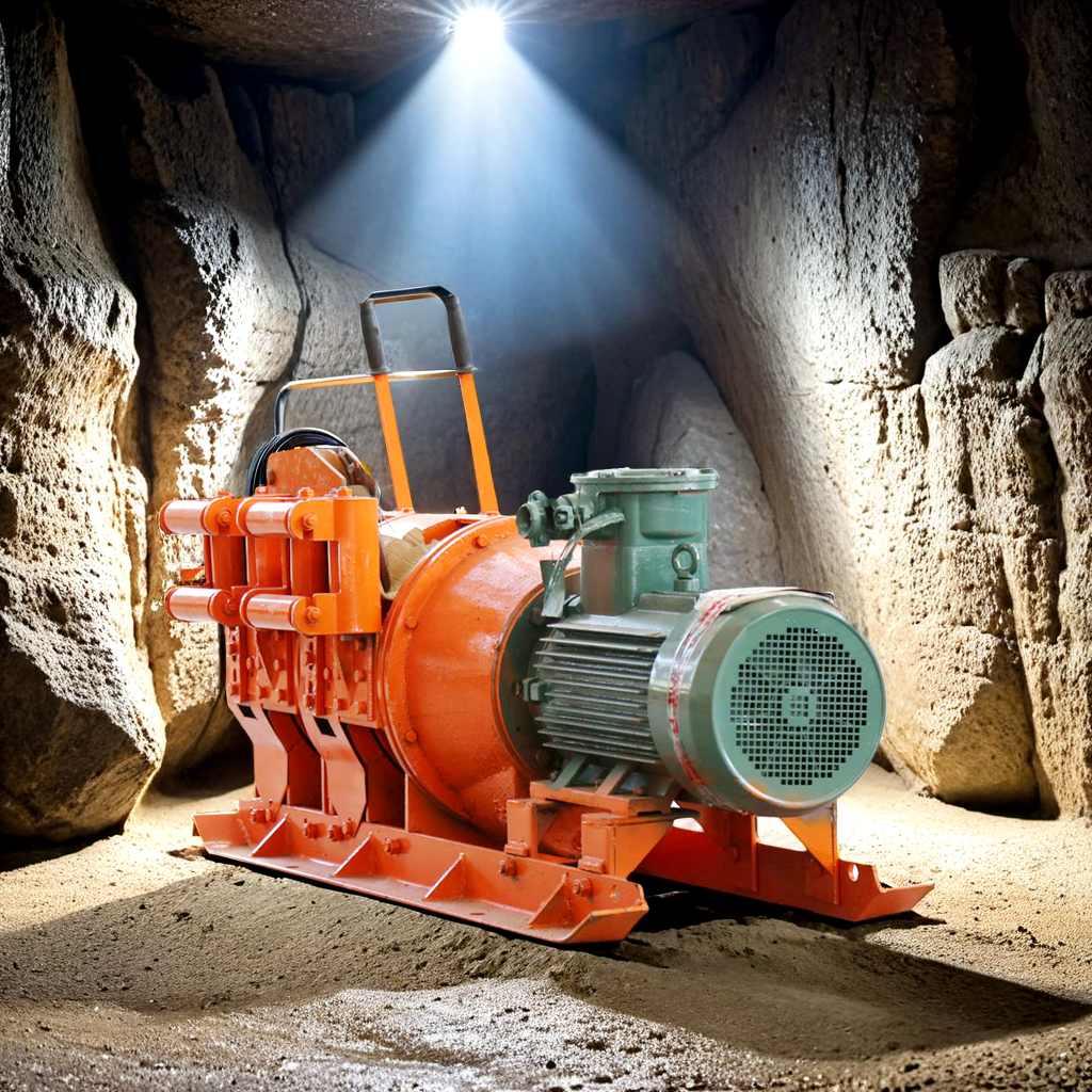 2JPB Twin Drum Scraper winch Cable Pulling Electric